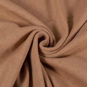 Ajour effen terra roze