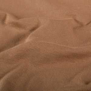 Boordstof effen camel