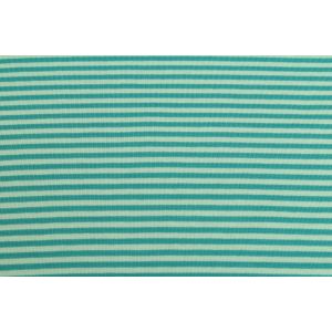 50x70 cm boordstof gestreept 4mm mint/light mint
