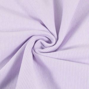 Boordstof gestreept 1mm lila