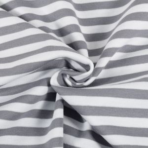 50x70 cm boordstof gestreept 8mm grijs