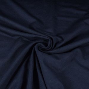 Viscose tricot donkerblauw