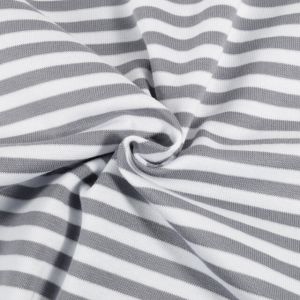 50x70 cm boordstof gestreept 6mm grijs