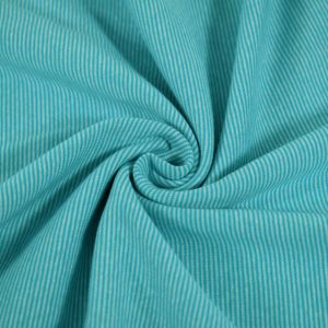 Boordstof gesteept 1mm turquoise