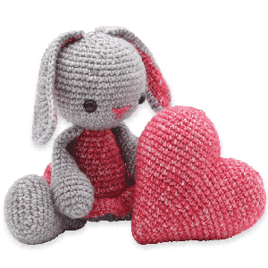 Haakpakket pippa konijn - amigurumi diy kit