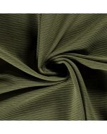 Ottoman rib jersey uni bosgroen