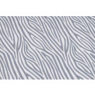 Katoen tricot geverfd, zebra lichtgrijs