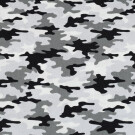Dapper katoen camouflage grijs