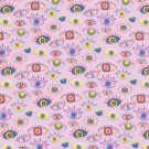 50x150cm Katoen tricot ogen abstract roze