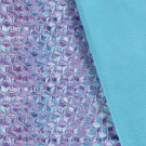 Softshell digitaaldruk abstract ijsblokjes paars