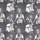 katoen tricot digitaaldruk Star Wars grijs