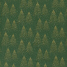 50x145 cm Katoen poplin christmas kerstbomen groen/goud