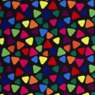 Burlington texturé gekleurde driehoeken zwart