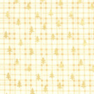 katoen poplin kerst bomen offwhite/goud