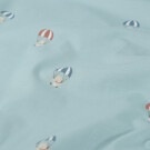 Katoen tricot beren aan parachutes babyblauw