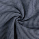 Wafel-jersey tricot donkergrijs Blooming Fabrics