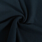 Wafel-jersey tricot zwart Blooming Fabrics