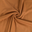 katoen interlock uni pecan bruin Blooming Fabrics