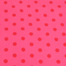 95x150 cm katoen tricot stippen rood/roze