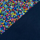 Softshell digitaaldruk confetti multicolor/marine