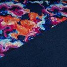Softshell digitaaldruk verf multicolor/marine