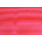 50x70 cm boordstof gestreept 2mm rood/pink