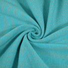 boordstof gesteept 1mm turquoise