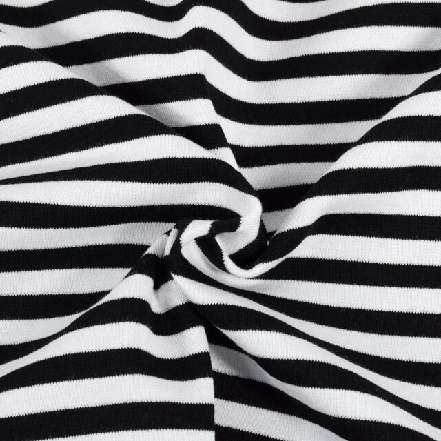 50x70 cm boordstof gestreept 8mm zwart