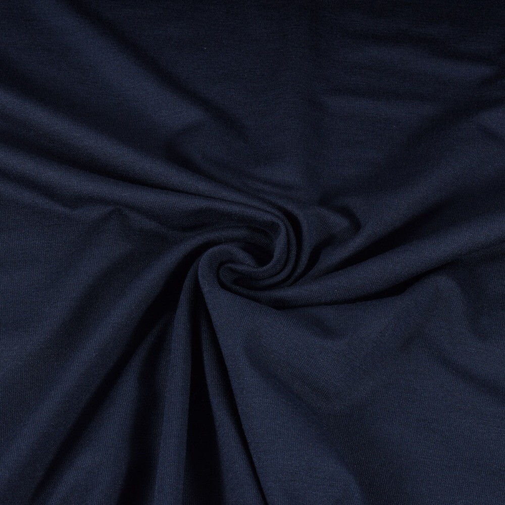 Viscose tricot donkerblauw