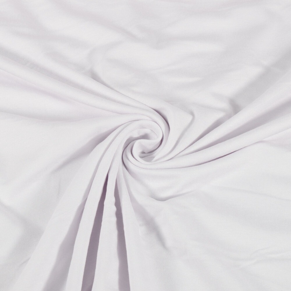 Viscose tricot uni wit